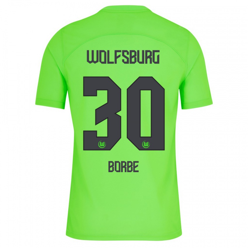 Dame Anneke Borbe #30 Grønn Hjemmetrøye Drakt Trøye 2023/24 Skjorter T-Skjorte