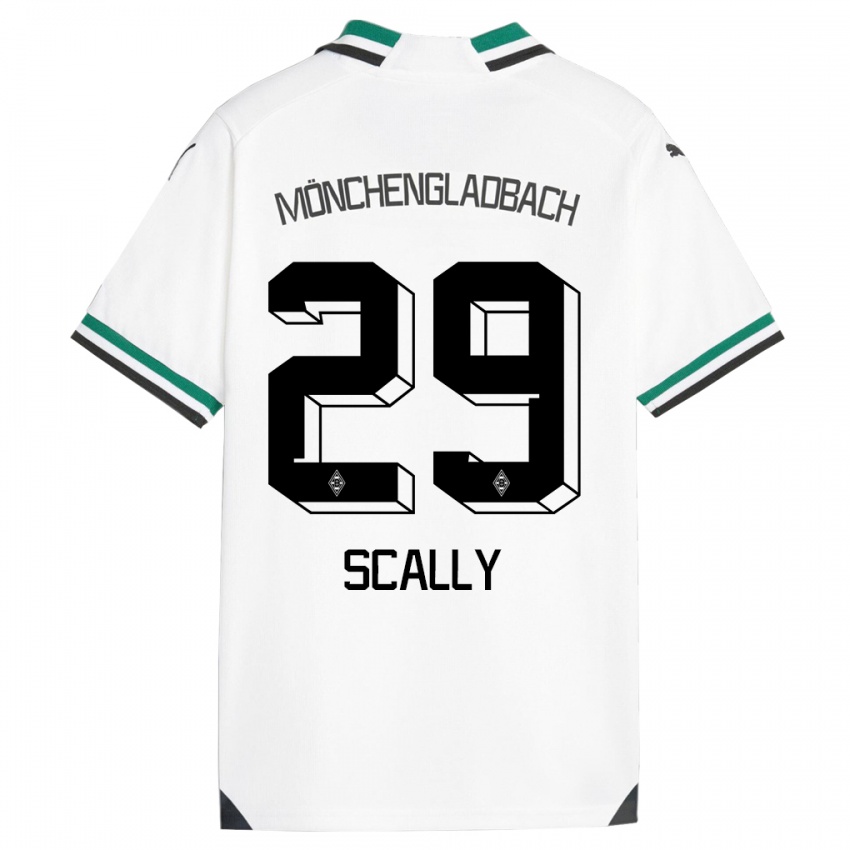 Dame Joe Scally #29 Hvit Grønn Hjemmetrøye Drakt Trøye 2023/24 Skjorter T-Skjorte