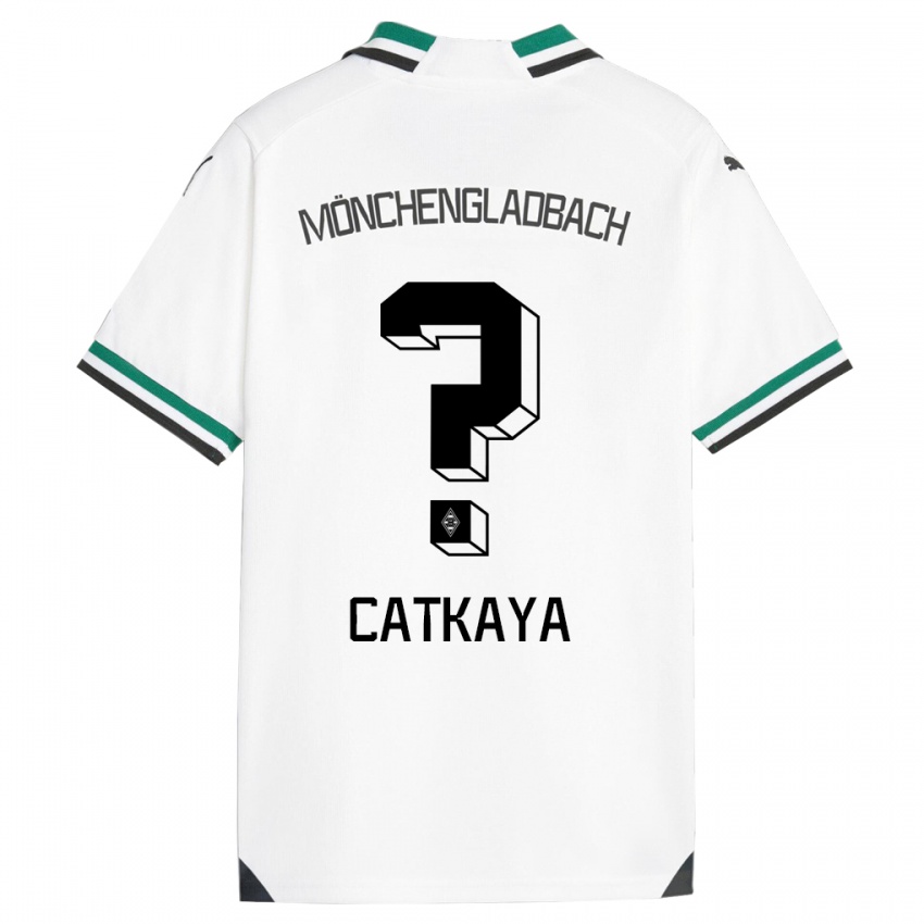 Dame Talha Catkaya #0 Hvit Grønn Hjemmetrøye Drakt Trøye 2023/24 Skjorter T-Skjorte