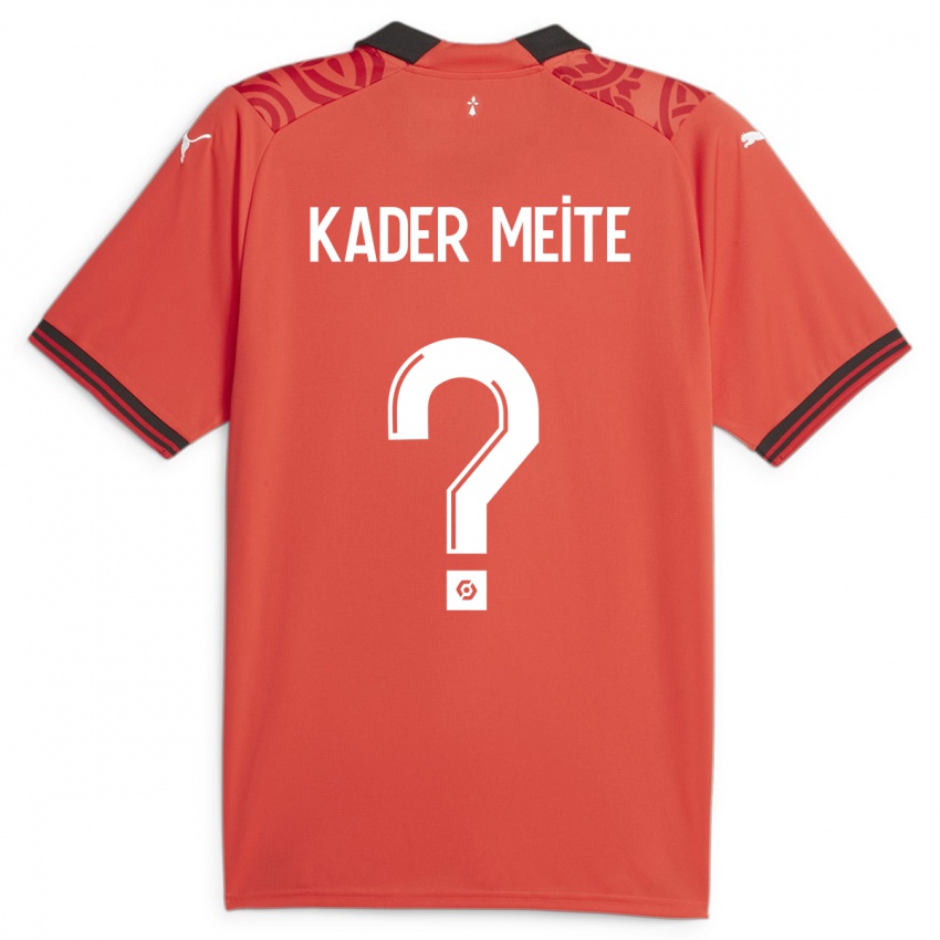 Dame Mohamed Kader Meïté #0 Rød Hjemmetrøye Drakt Trøye 2023/24 Skjorter T-Skjorte