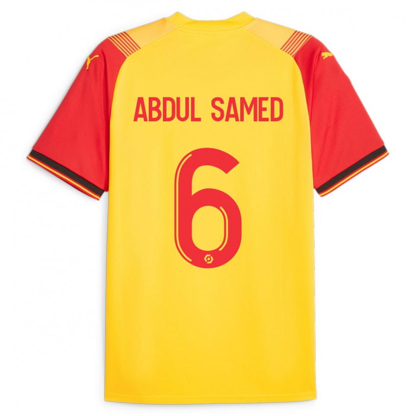 Dame Salis Abdul Samed #6 Gul Hjemmetrøye Drakt Trøye 2023/24 Skjorter T-Skjorte