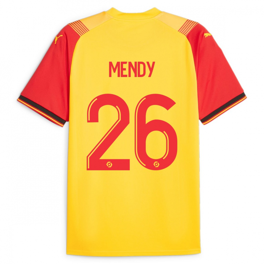 Dame Nampalys Mendy #26 Gul Hjemmetrøye Drakt Trøye 2023/24 Skjorter T-Skjorte