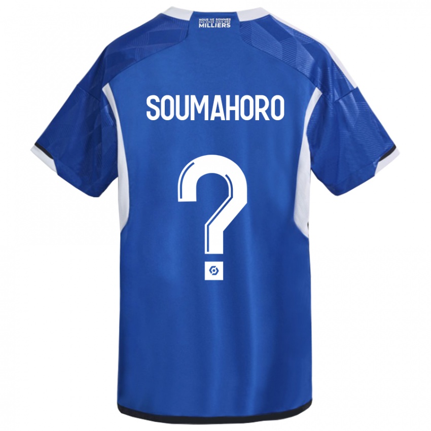 Dame Mohamed Soumahoro #0 Blå Hjemmetrøye Drakt Trøye 2023/24 Skjorter T-Skjorte