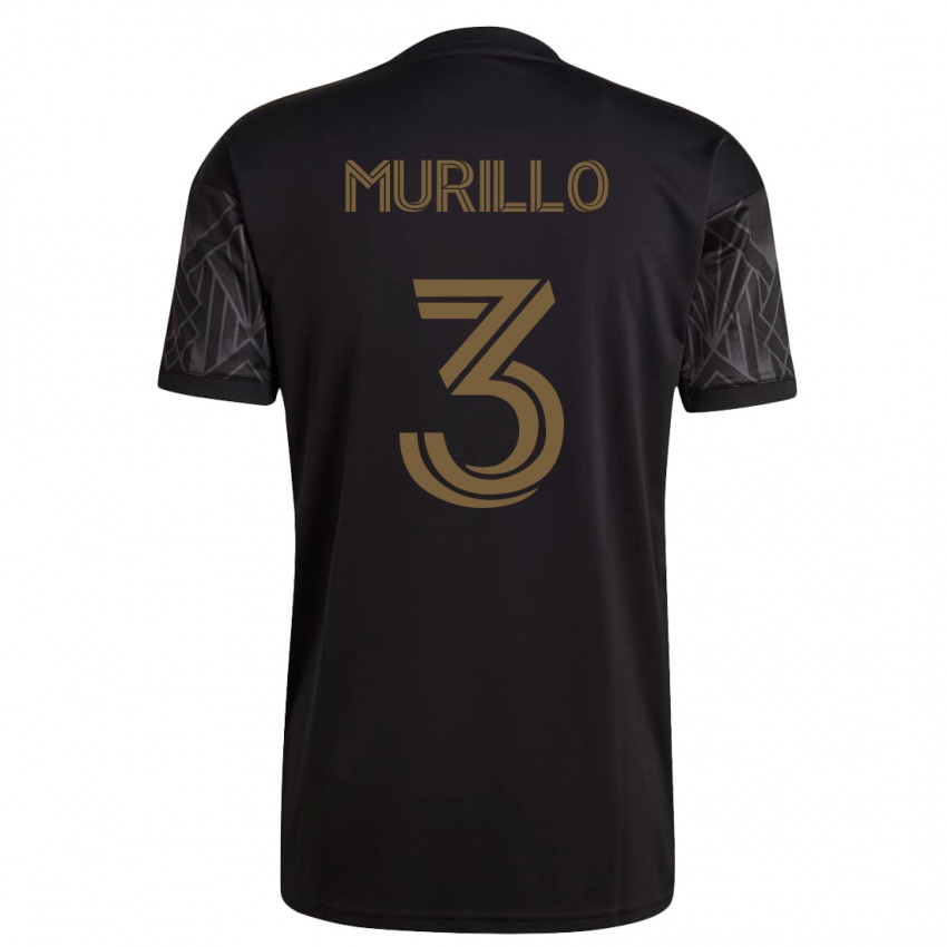 Dame Jesús Murillo #3 Svart Hjemmetrøye Drakt Trøye 2023/24 Skjorter T-Skjorte
