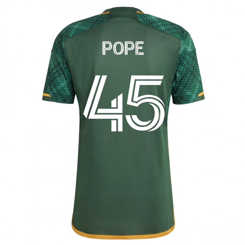 Dame Blake Pope #45 Grønn Hjemmetrøye Drakt Trøye 2023/24 Skjorter T-Skjorte