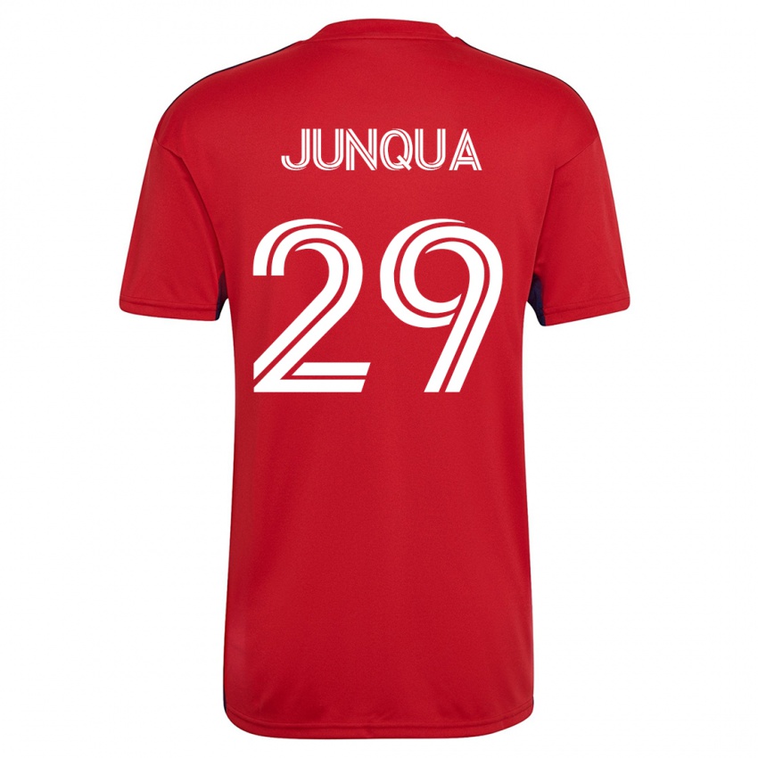 Dame Sam Junqua #29 Rød Hjemmetrøye Drakt Trøye 2023/24 Skjorter T-Skjorte