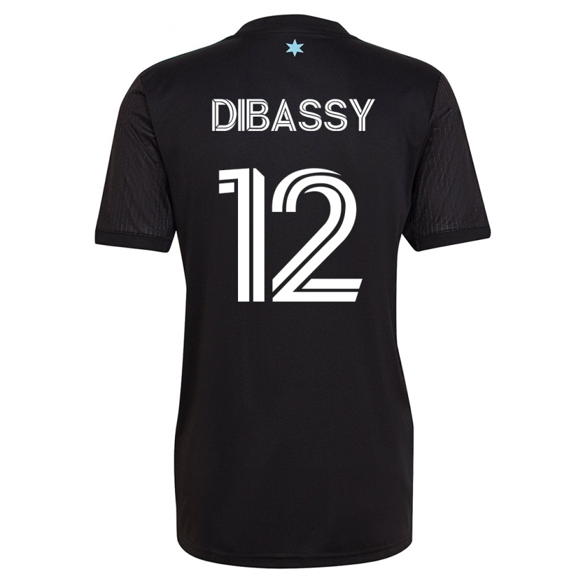 Dame Bakaye Dibassy #12 Svart Hjemmetrøye Drakt Trøye 2023/24 Skjorter T-Skjorte