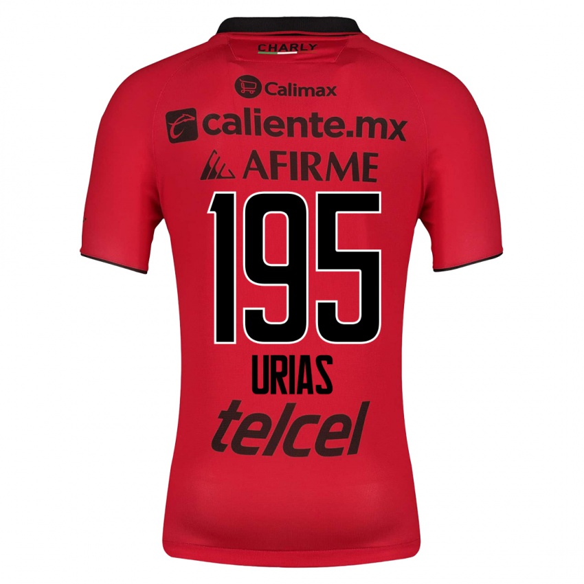 Dame Héctor Urías #195 Rød Hjemmetrøye Drakt Trøye 2023/24 Skjorter T-Skjorte