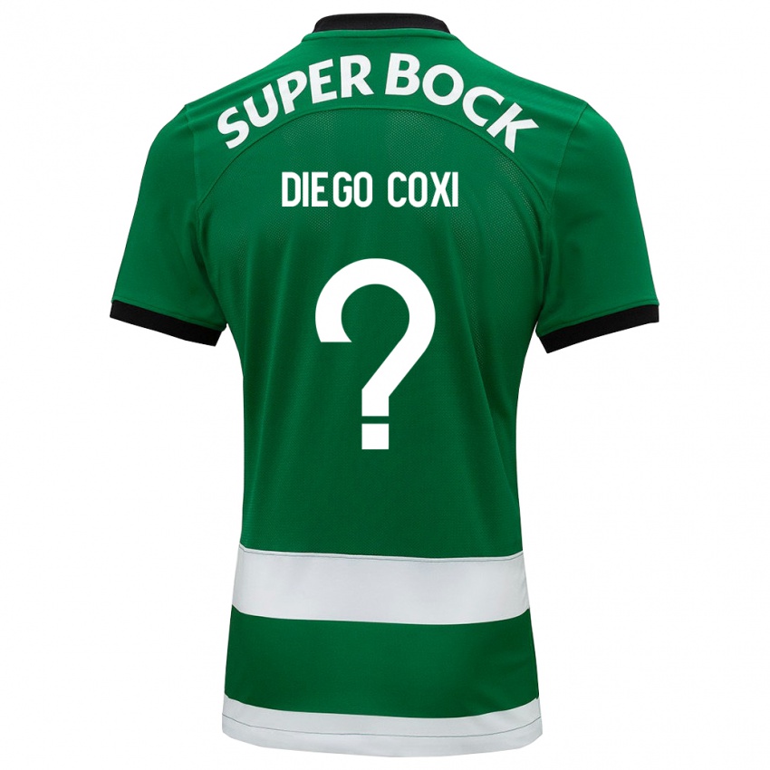 Dame Diego Coxi #0 Grønn Hjemmetrøye Drakt Trøye 2023/24 Skjorter T-Skjorte