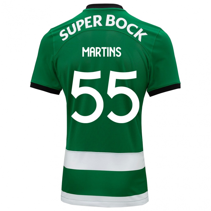 Dame Carolina Martins #55 Grønn Hjemmetrøye Drakt Trøye 2023/24 Skjorter T-Skjorte