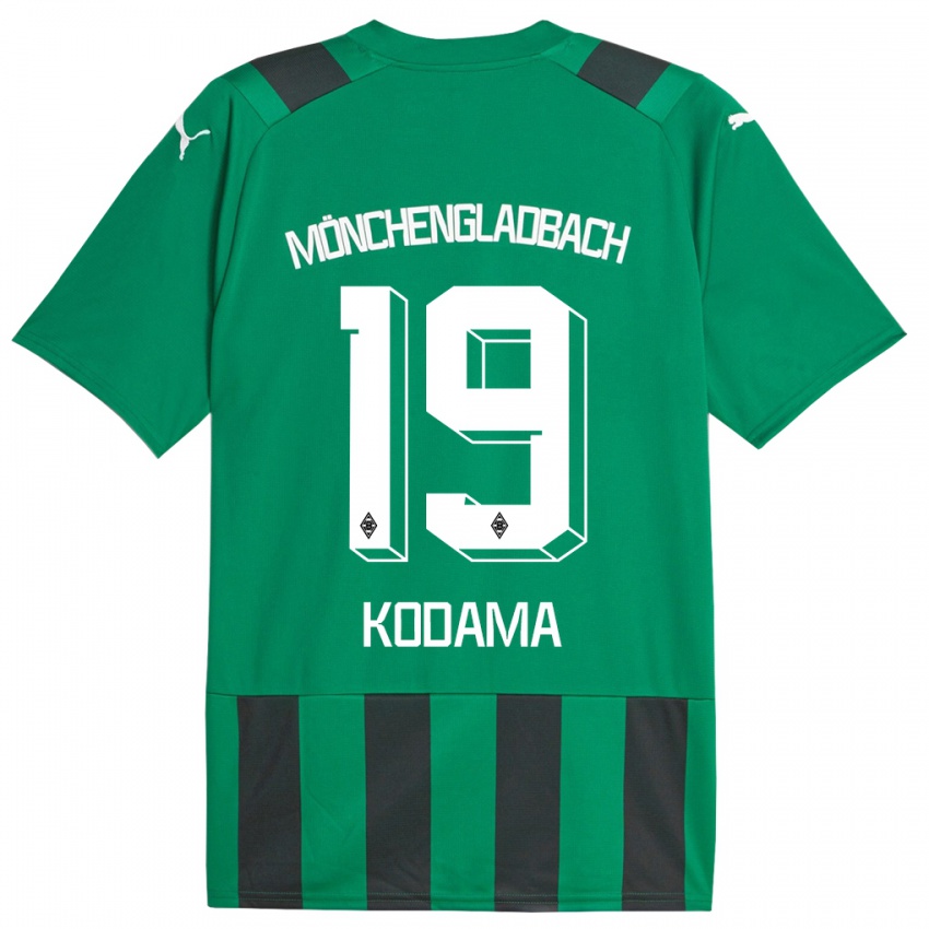 Dame Keiko Kodama #19 Svart Grønn Bortetrøye Drakt Trøye 2023/24 Skjorter T-Skjorte