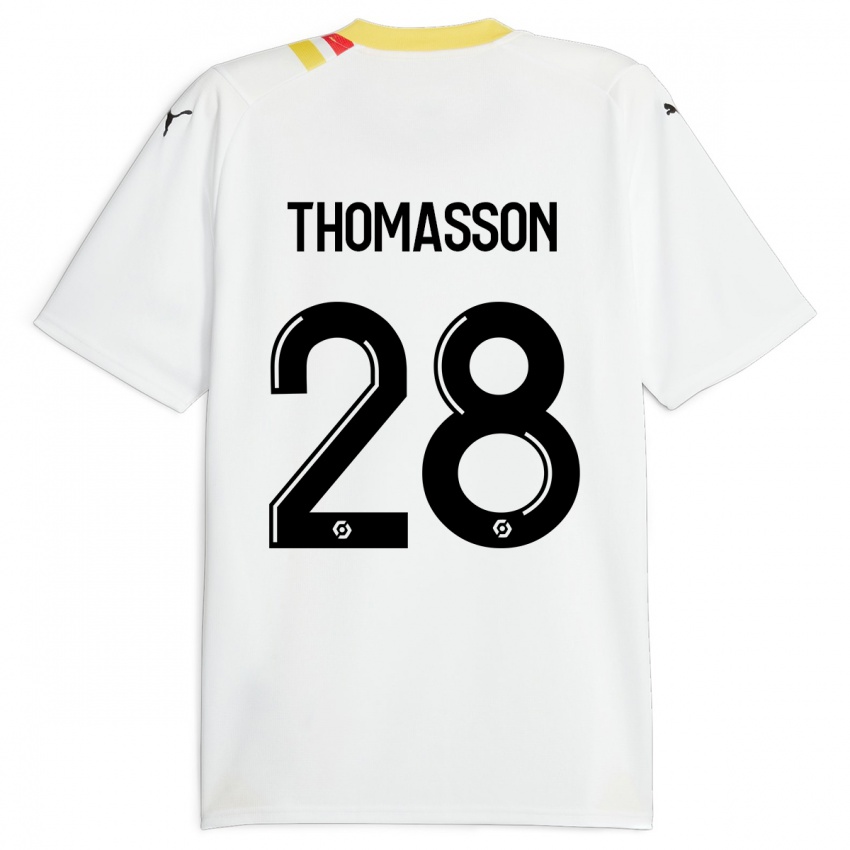 Dame Adrien Thomasson #28 Svart Bortetrøye Drakt Trøye 2023/24 Skjorter T-Skjorte