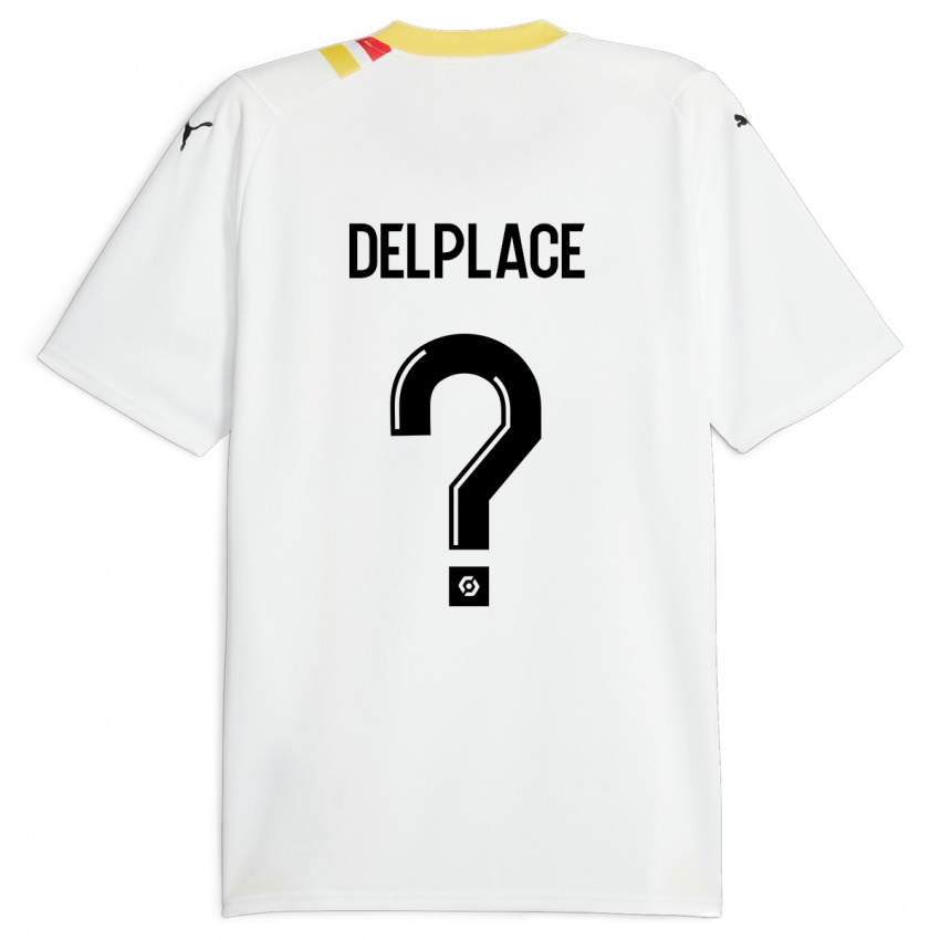 Dame Adam Delplace #0 Svart Bortetrøye Drakt Trøye 2023/24 Skjorter T-Skjorte