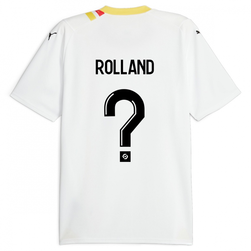 Dame Paul Rolland #0 Svart Bortetrøye Drakt Trøye 2023/24 Skjorter T-Skjorte