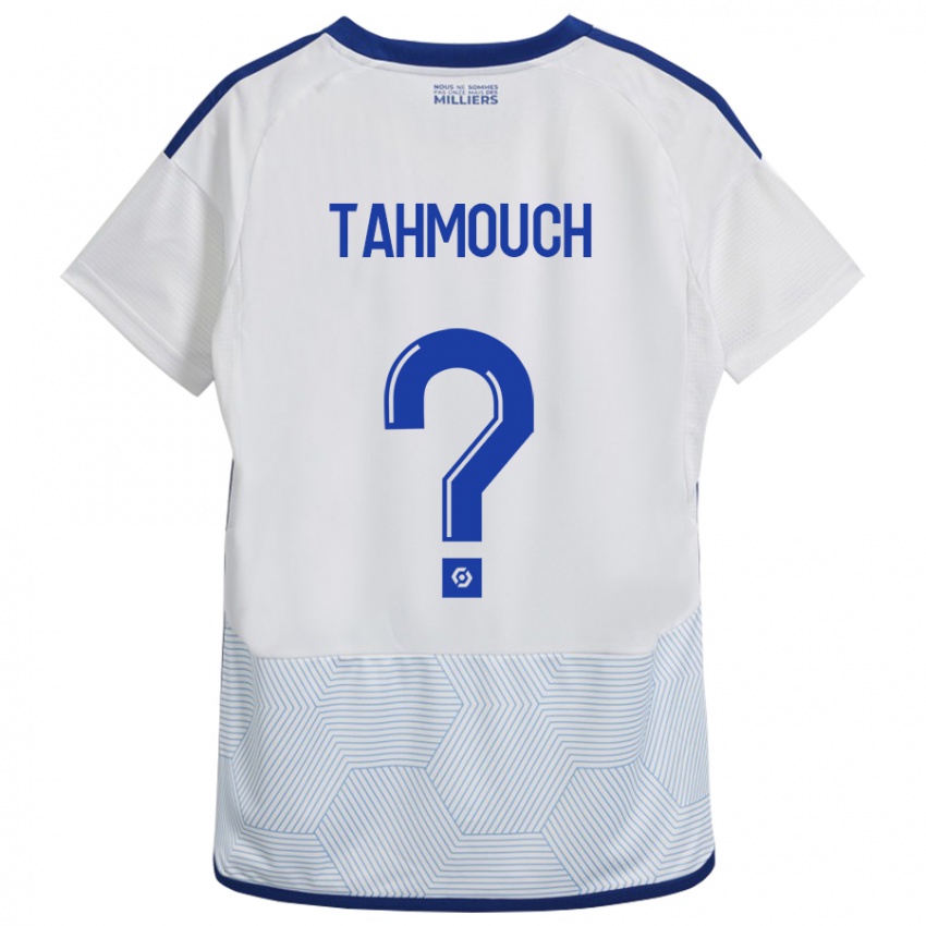 Dame Mathieu Tahmouch #0 Hvit Bortetrøye Drakt Trøye 2023/24 Skjorter T-Skjorte