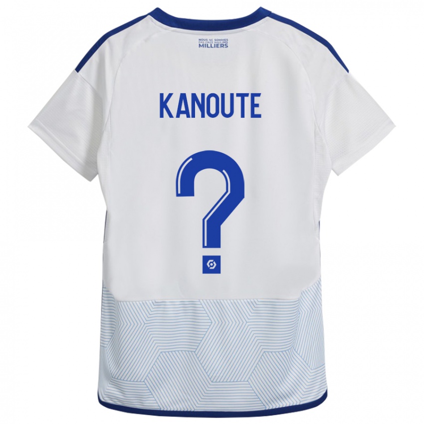 Dame Mahamadou Kanouté #0 Hvit Bortetrøye Drakt Trøye 2023/24 Skjorter T-Skjorte
