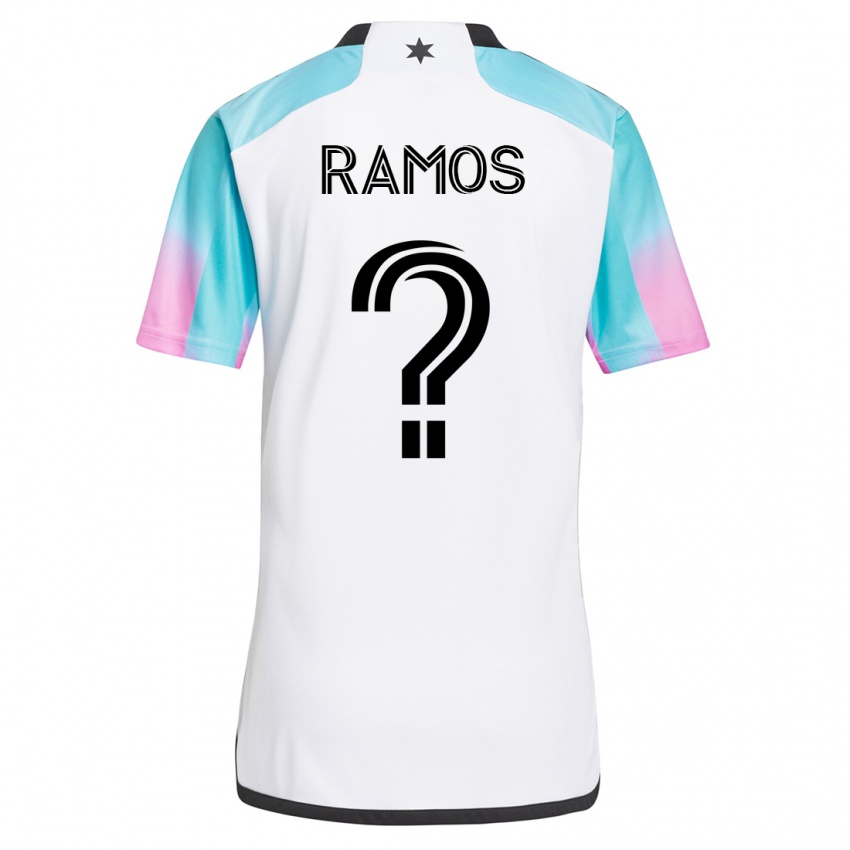 Dame Jason Ramos #0 Hvit Bortetrøye Drakt Trøye 2023/24 Skjorter T-Skjorte