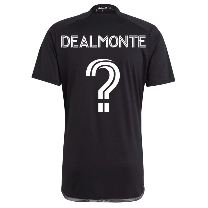 Dame Charly Dealmonte #0 Svart Bortetrøye Drakt Trøye 2023/24 Skjorter T-Skjorte