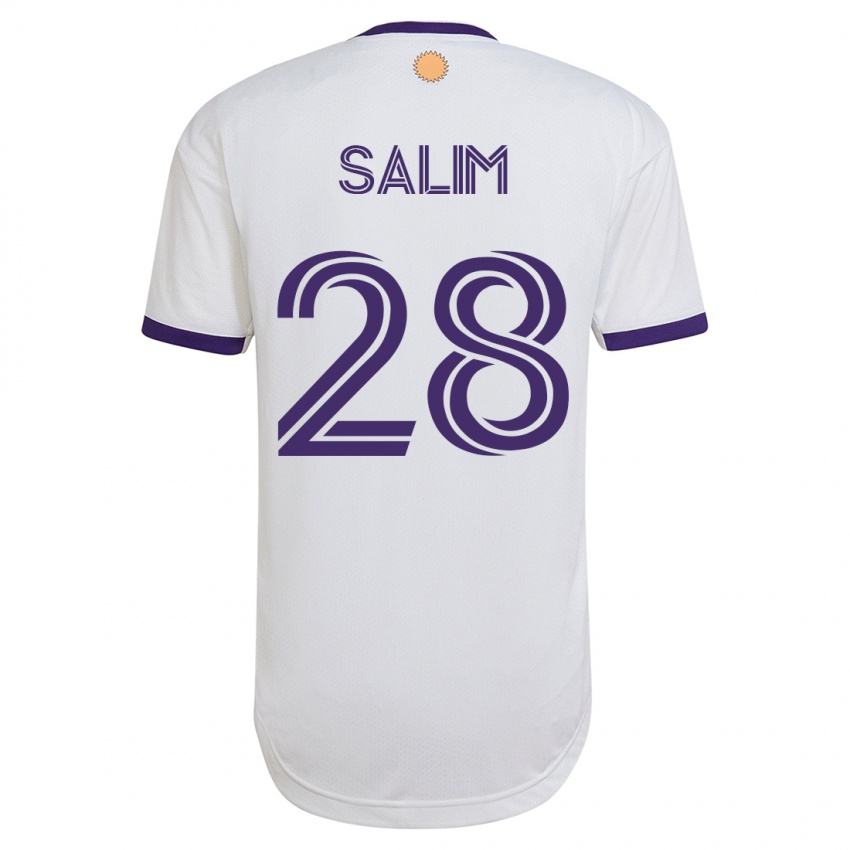 Dame Abdi Salim #28 Hvit Bortetrøye Drakt Trøye 2023/24 Skjorter T-Skjorte