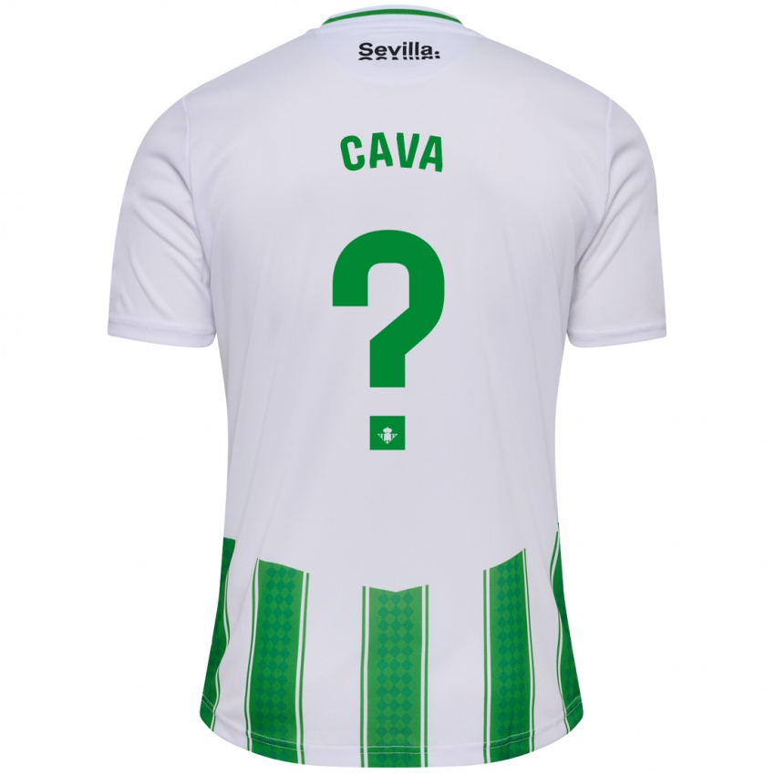 Barn Raúl Cava #0 Hvit Hjemmetrøye Drakt Trøye 2023/24 Skjorter T-Skjorte