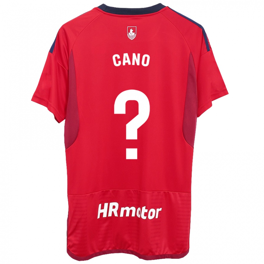 Barn Javi Caño #0 Rød Hjemmetrøye Drakt Trøye 2023/24 Skjorter T-Skjorte