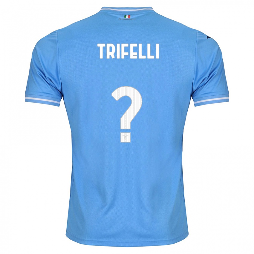 Barn Cristiano Trifelli #0 Blå Hjemmetrøye Drakt Trøye 2023/24 Skjorter T-Skjorte