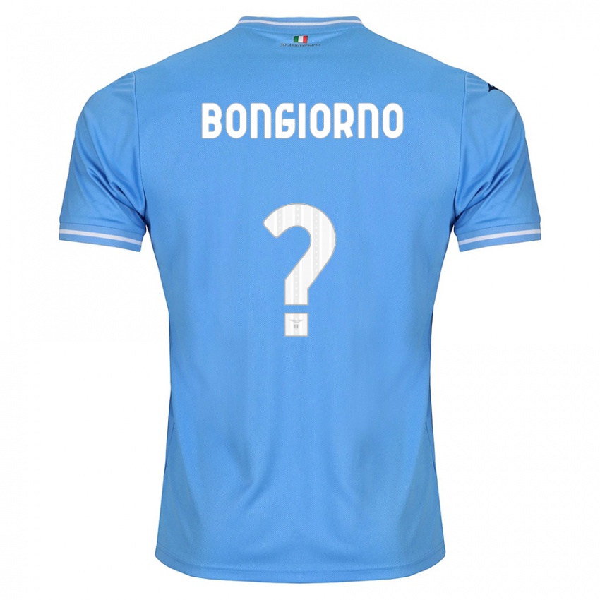 Barn Dario Bongiorno #0 Blå Hjemmetrøye Drakt Trøye 2023/24 Skjorter T-Skjorte
