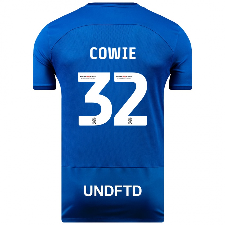 Barn Abbie Cowie #32 Blå Hjemmetrøye Drakt Trøye 2023/24 Skjorter T-Skjorte