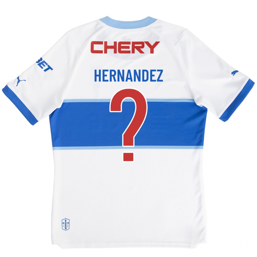 Barn Luis Felipe Hernández #0 Hvit Hjemmetrøye Drakt Trøye 2023/24 Skjorter T-Skjorte