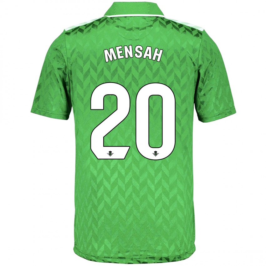 Barn Mawuli Mensah #20 Grønn Bortetrøye Drakt Trøye 2023/24 Skjorter T-Skjorte