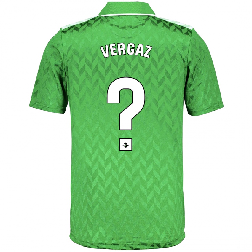 Barn Alejandro Vergaz #0 Grønn Bortetrøye Drakt Trøye 2023/24 Skjorter T-Skjorte