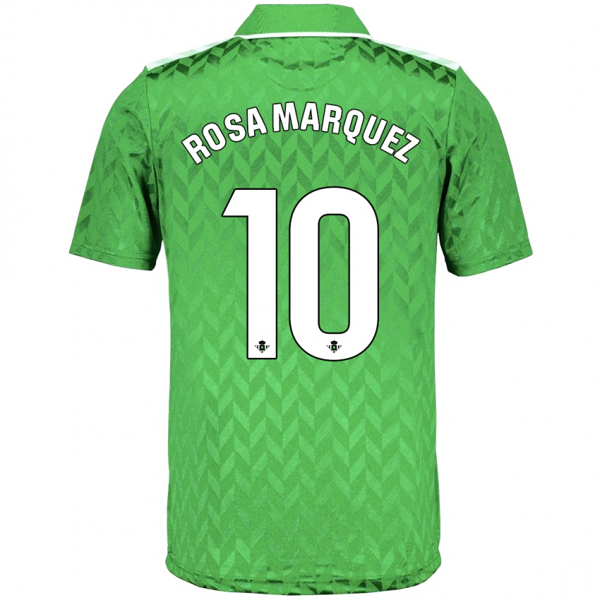 Barn Rosa Márquez Baena #10 Grønn Bortetrøye Drakt Trøye 2023/24 Skjorter T-Skjorte