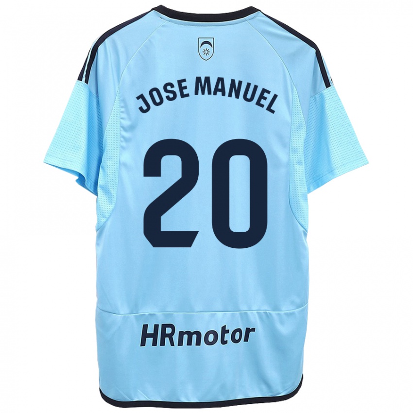Barn José Manuel Arnáiz #20 Blå Bortetrøye Drakt Trøye 2023/24 Skjorter T-Skjorte