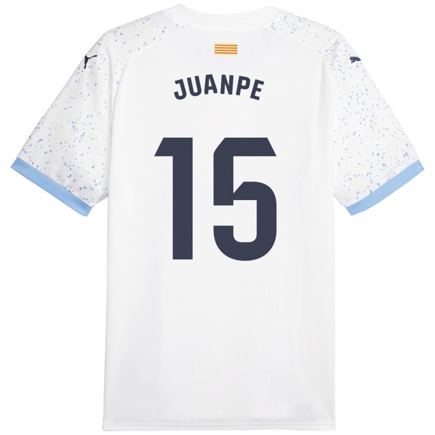 Barn Juanpe #15 Hvit Bortetrøye Drakt Trøye 2023/24 Skjorter T-Skjorte