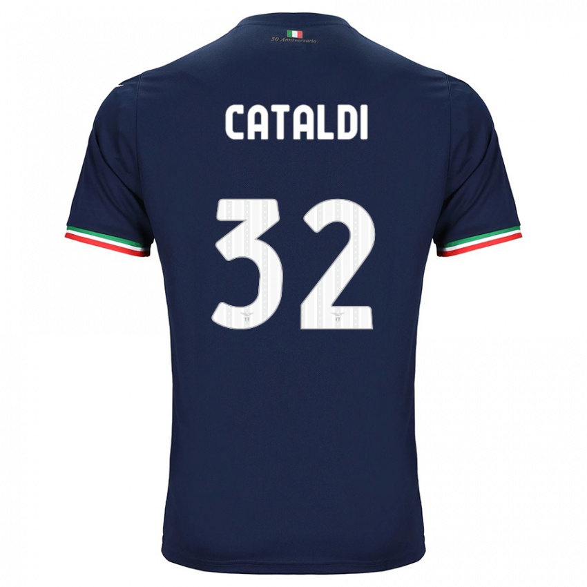 Barn Danilo Cataldi #32 Marinen Bortetrøye Drakt Trøye 2023/24 Skjorter T-Skjorte