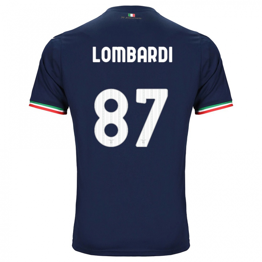 Barn Cristiano Lombardi #87 Marinen Bortetrøye Drakt Trøye 2023/24 Skjorter T-Skjorte