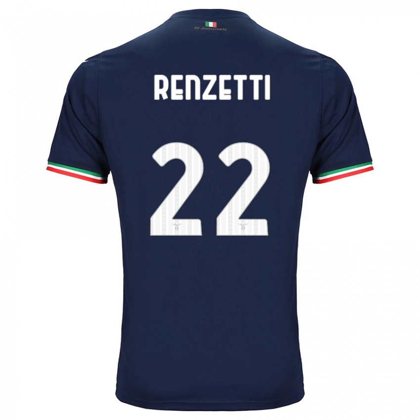 Barn Davide Renzetti #22 Marinen Bortetrøye Drakt Trøye 2023/24 Skjorter T-Skjorte