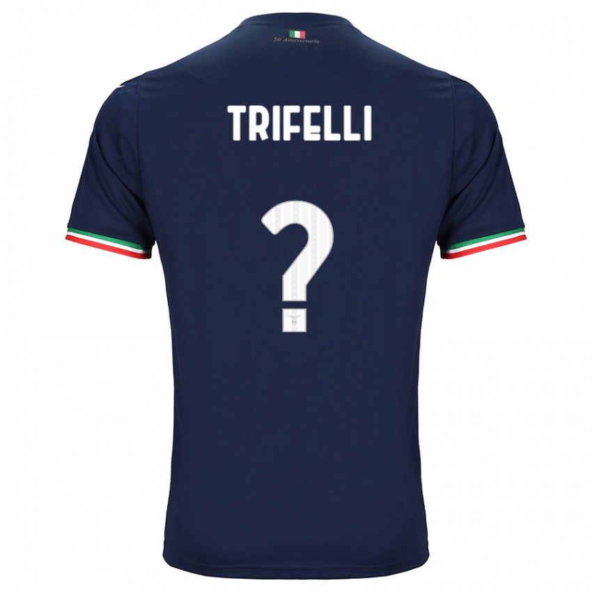 Barn Cristiano Trifelli #0 Marinen Bortetrøye Drakt Trøye 2023/24 Skjorter T-Skjorte