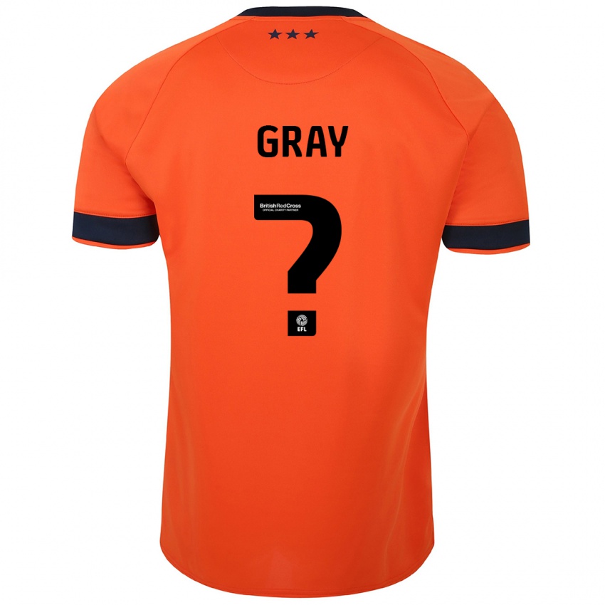 Barn Henry Gray #0 Oransje Bortetrøye Drakt Trøye 2023/24 Skjorter T-Skjorte
