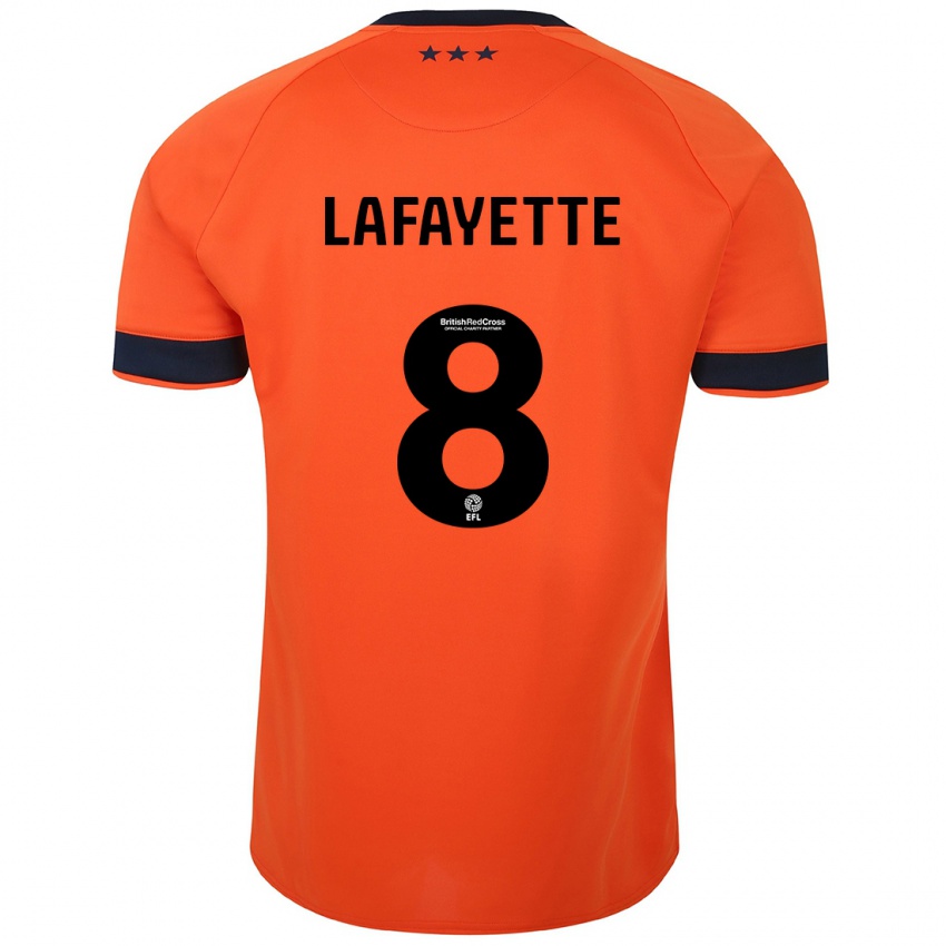 Barn Abbie Lafayette #8 Oransje Bortetrøye Drakt Trøye 2023/24 Skjorter T-Skjorte