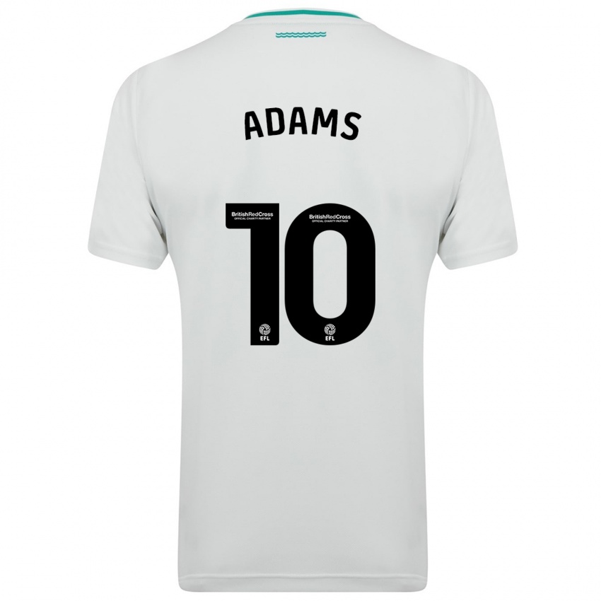 Barn Ché Adams #10 Hvit Bortetrøye Drakt Trøye 2023/24 Skjorter T-Skjorte