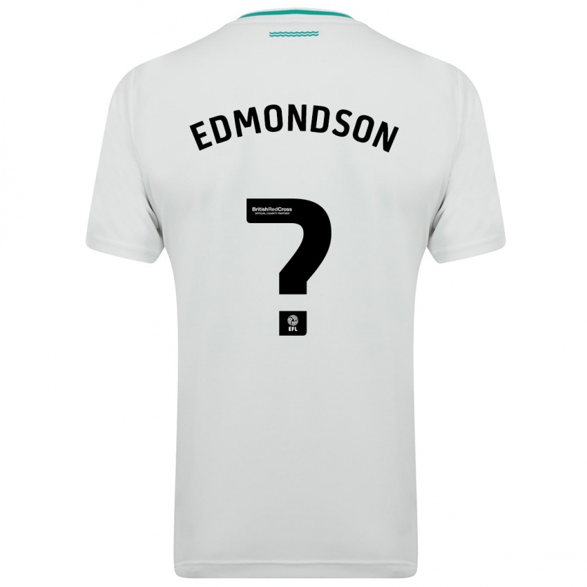 Barn Tyler Edmondson #0 Hvit Bortetrøye Drakt Trøye 2023/24 Skjorter T-Skjorte