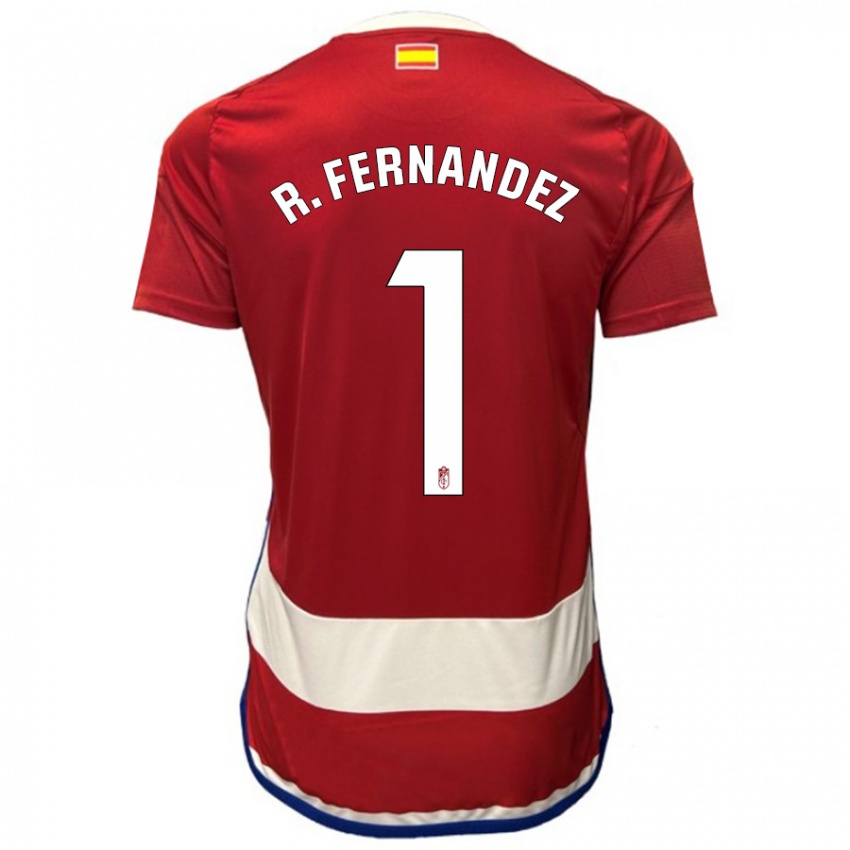 Mann Raúl Fernández #1 Rød Hjemmetrøye Drakt Trøye 2023/24 Skjorter T-Skjorte