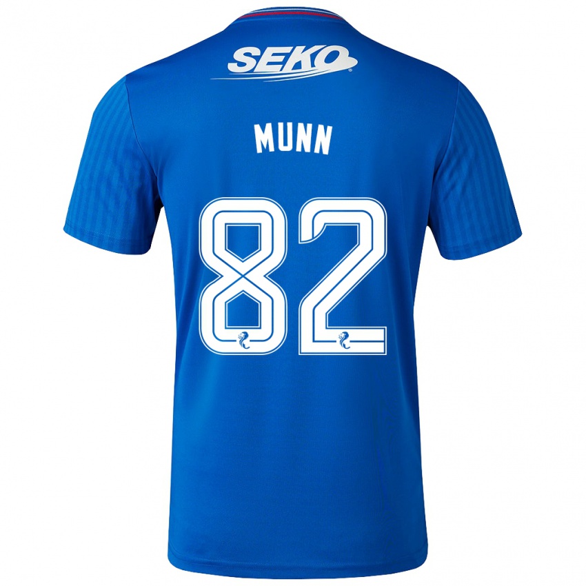 Mann Mason Munn #82 Blå Hjemmetrøye Drakt Trøye 2023/24 Skjorter T-Skjorte