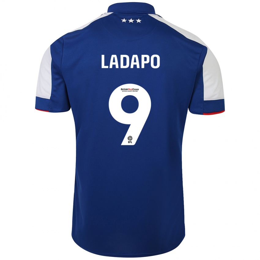 Mann Freddie Ladapo #9 Blå Hjemmetrøye Drakt Trøye 2023/24 Skjorter T-Skjorte