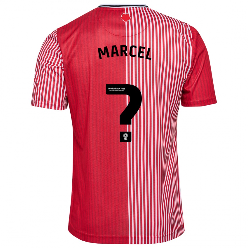 Mann Lewis Marcel #0 Rød Hjemmetrøye Drakt Trøye 2023/24 Skjorter T-Skjorte