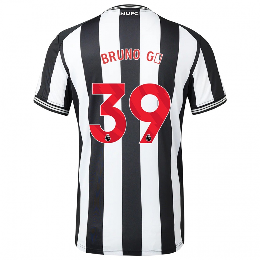 Mann Bruno Guimaraes #39 Svart Hvit Hjemmetrøye Drakt Trøye 2023/24 Skjorter T-Skjorte