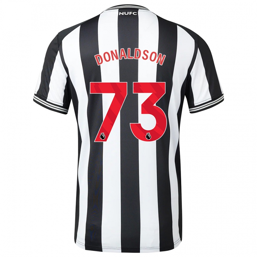 Mann Josh Donaldson #73 Svart Hvit Hjemmetrøye Drakt Trøye 2023/24 Skjorter T-Skjorte