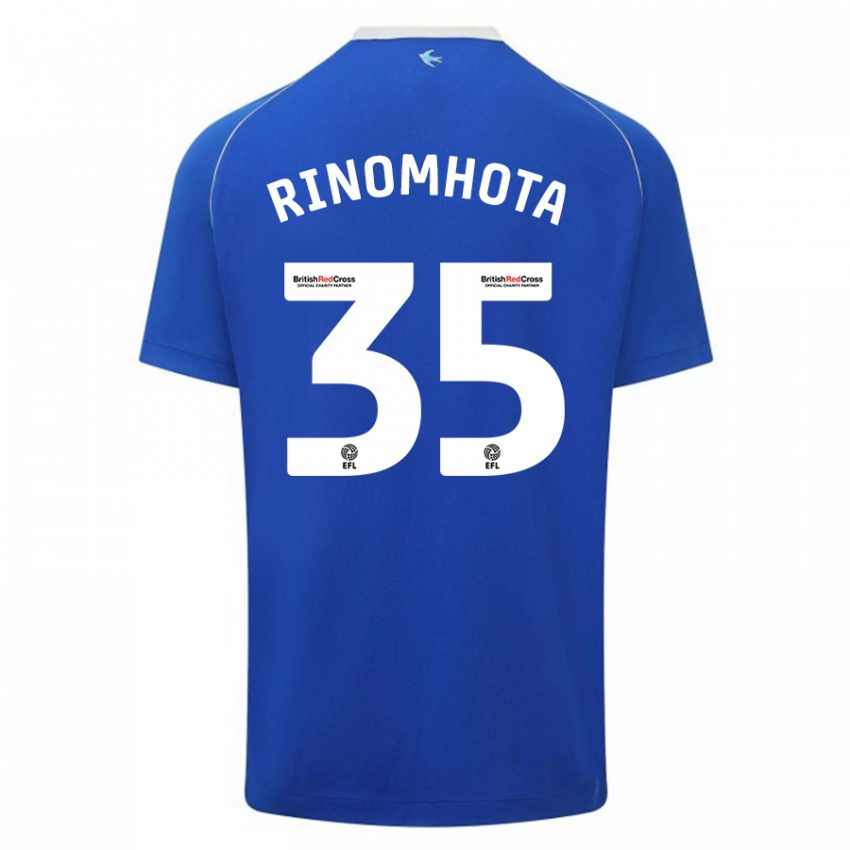 Mann Andy Rinomhota #35 Blå Hjemmetrøye Drakt Trøye 2023/24 Skjorter T-Skjorte