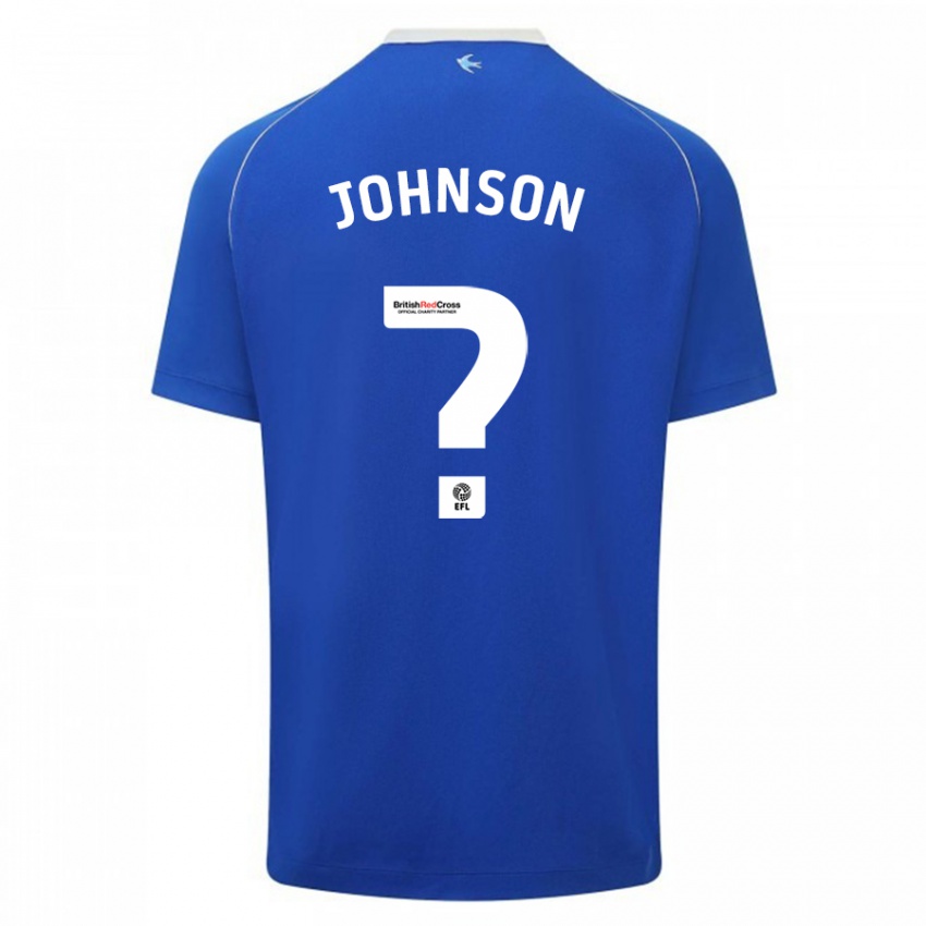 Mann Finlay Johnson #0 Blå Hjemmetrøye Drakt Trøye 2023/24 Skjorter T-Skjorte
